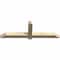Ekena Millwork Eugene Rough Sawn Timber Gable Bracket, Douglas Fir, 60"W x 20"H x 4"D x 4"F, 8/12 Pitch GBW060X20X0404EUG00RDF - alternate 3